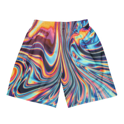 Metallic Flow Men's Gym Shorts - Shirtwascash