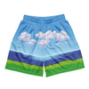 8-bit Ocean Gym Shorts - Shirtwascash