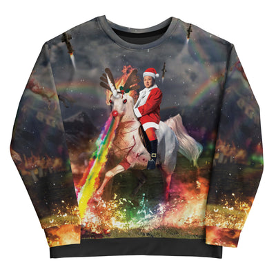 Santa Jong Un Sweatshirt - Shirtwascash