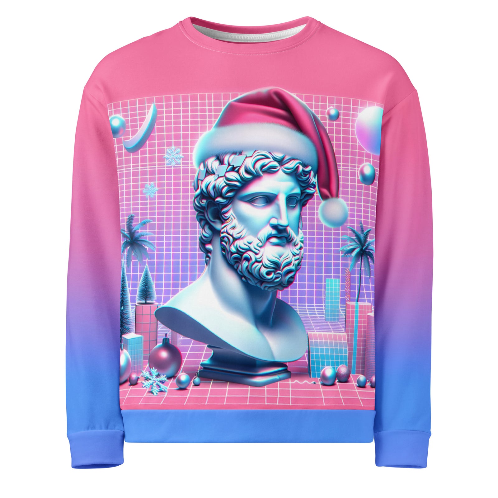 Vaporwave Christmas Sweatshirt