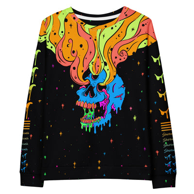 Skelly Space Drip Sweatshirt - Shirtwascash