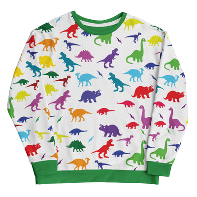 Dino Print Sweatshirt - Shirtwascash