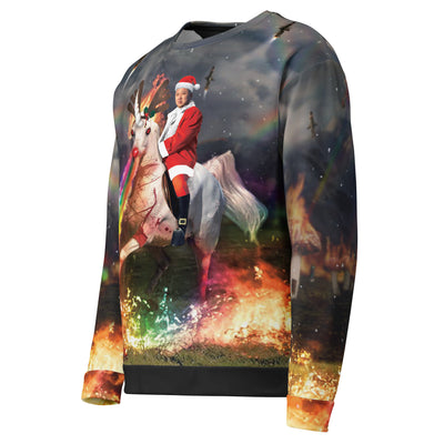 Santa Jong Un Sweatshirt - Shirtwascash