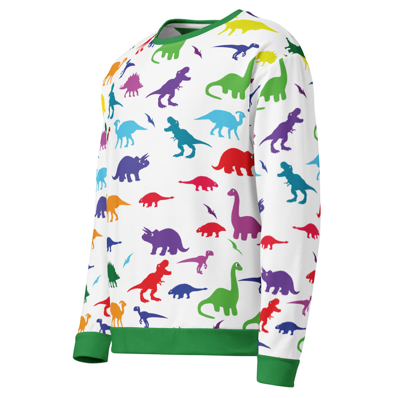 Dino Print Sweatshirt - Shirtwascash