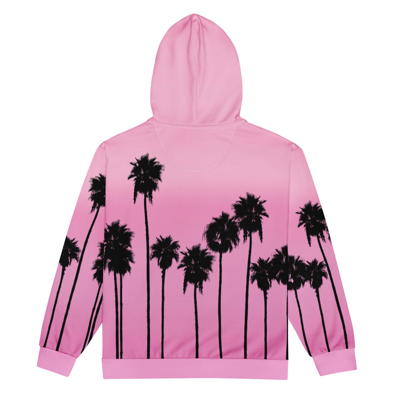 Palm AESTHETIC Men's Zip-Up Hoodie - Shirtwascash