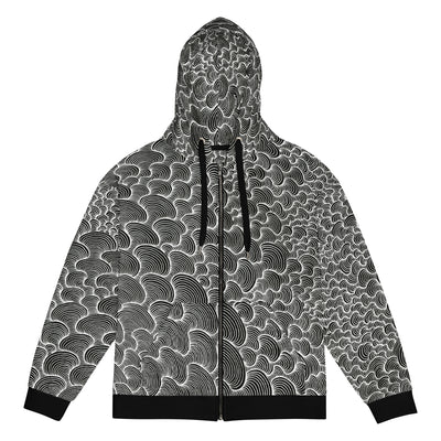 Color Wash Men's Zip-Up Hoodie - Shirtwascash