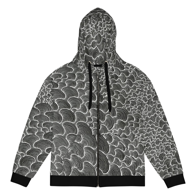 Color Wash Men's Zip-Up Hoodie - Shirtwascash