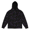 Retro Arcade Carpet Zip-Up Hoodie - Shirtwascash