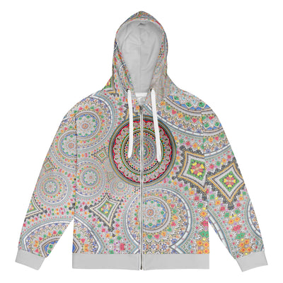 Infinite Mandala Zip-Up Hoodie - Shirtwascash