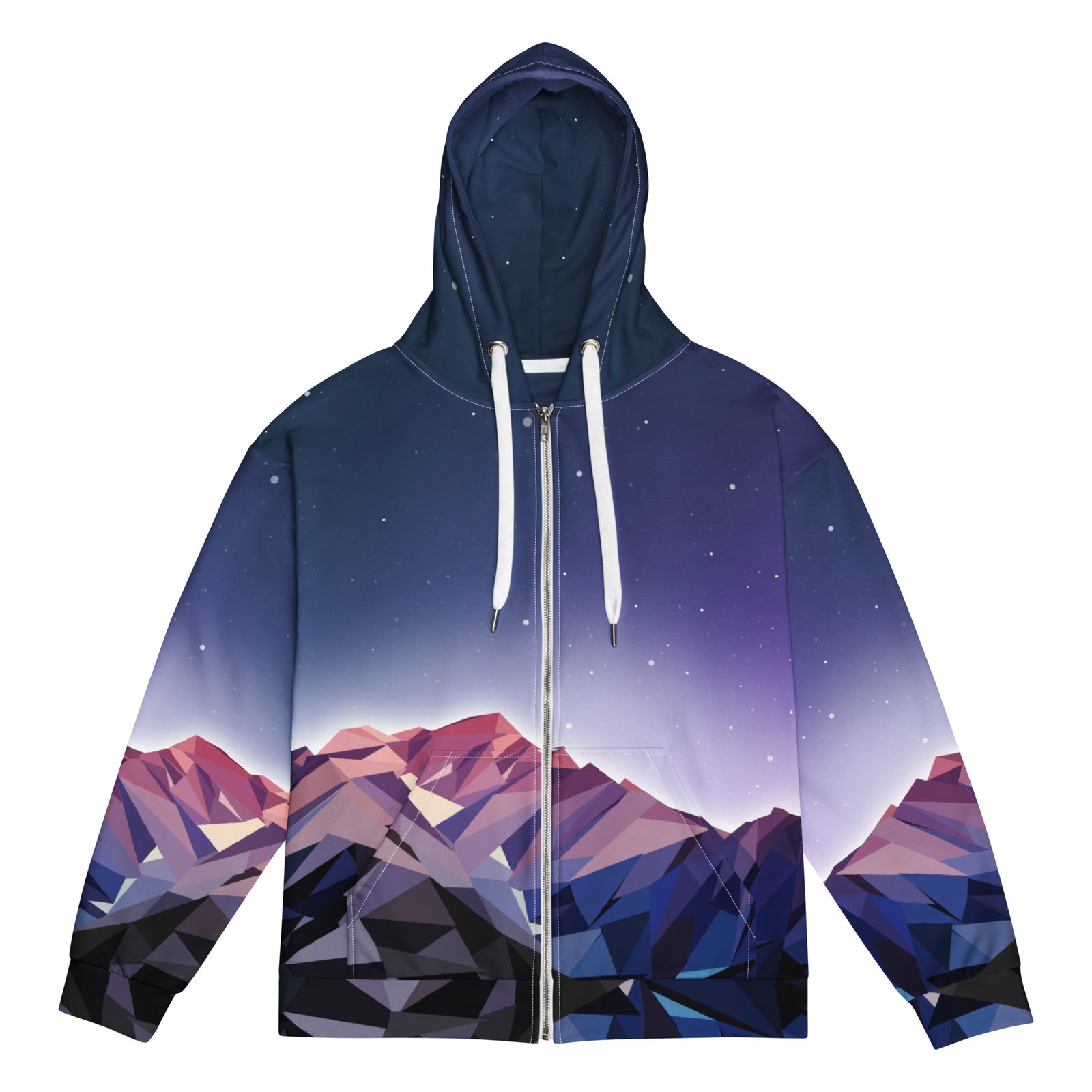 Poly Mountain Zip-Up Hoodie - Shirtwascash
