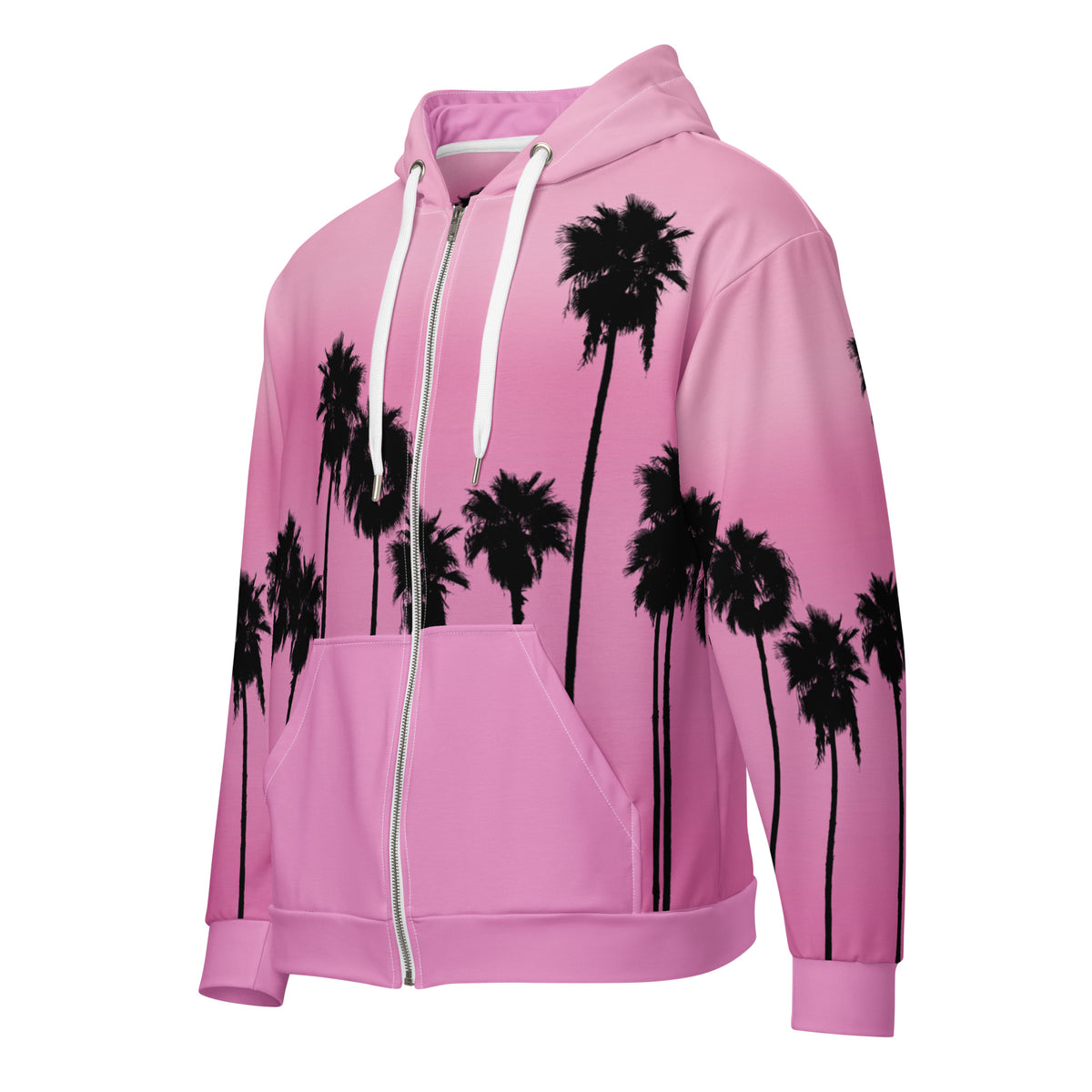 Palm AESTHETIC Men&#39;s Zip-Up Hoodie - Shirtwascash