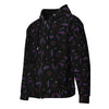 Retro Arcade Carpet Zip-Up Hoodie - Shirtwascash