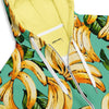 Banana Pattern Zip-Up Hoodie - Shirtwascash