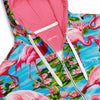 Flamingo Paradise Zip-Up Hoodie - Shirtwascash