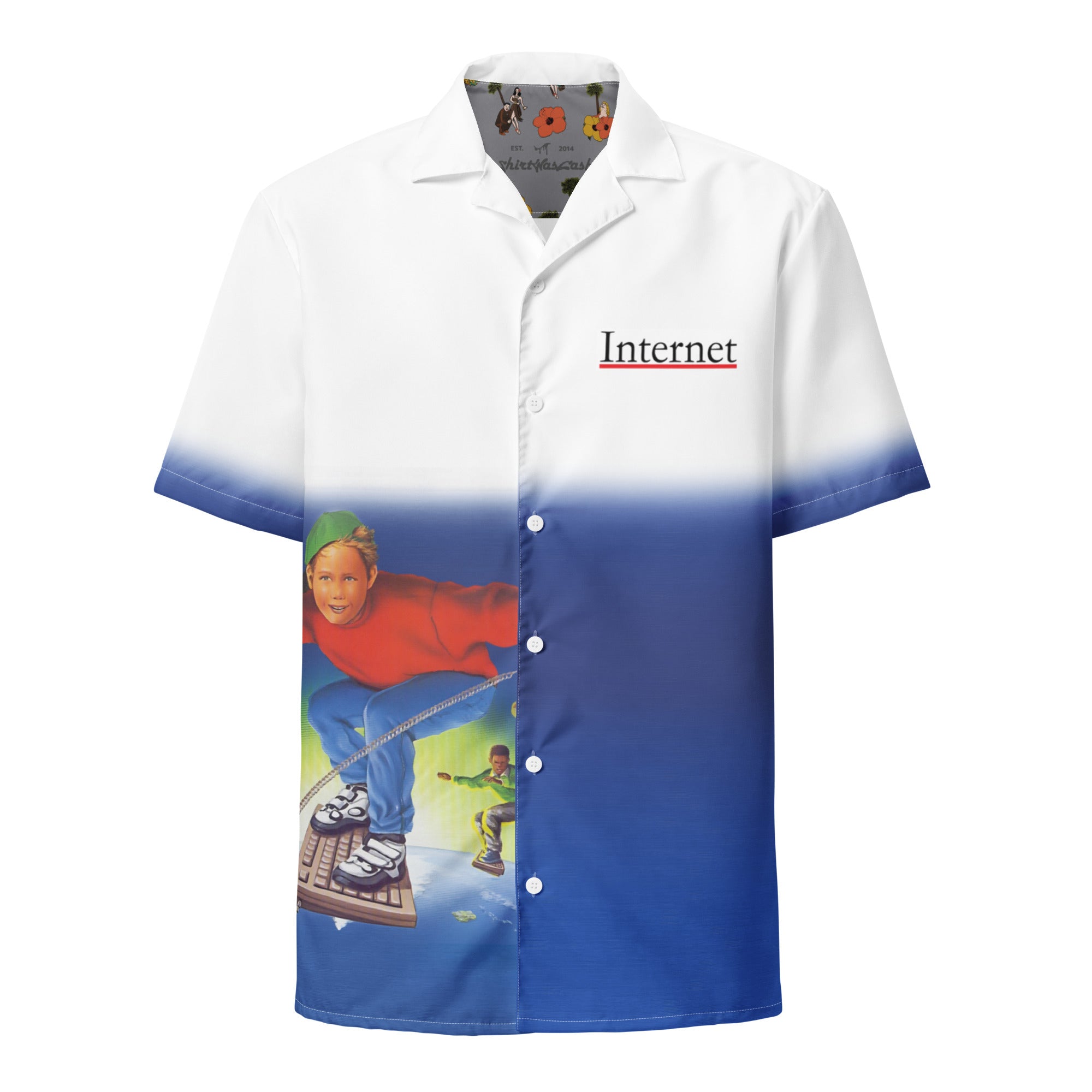 90s Internet Kid Hawaiian Shirt - Shirtwascash