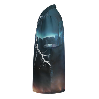 Lightning Cat Hawaiian Shirt - Shirtwascash