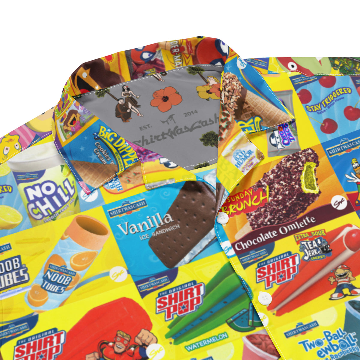 Ice Cream Hawaiian Shirt - Shirtwascash