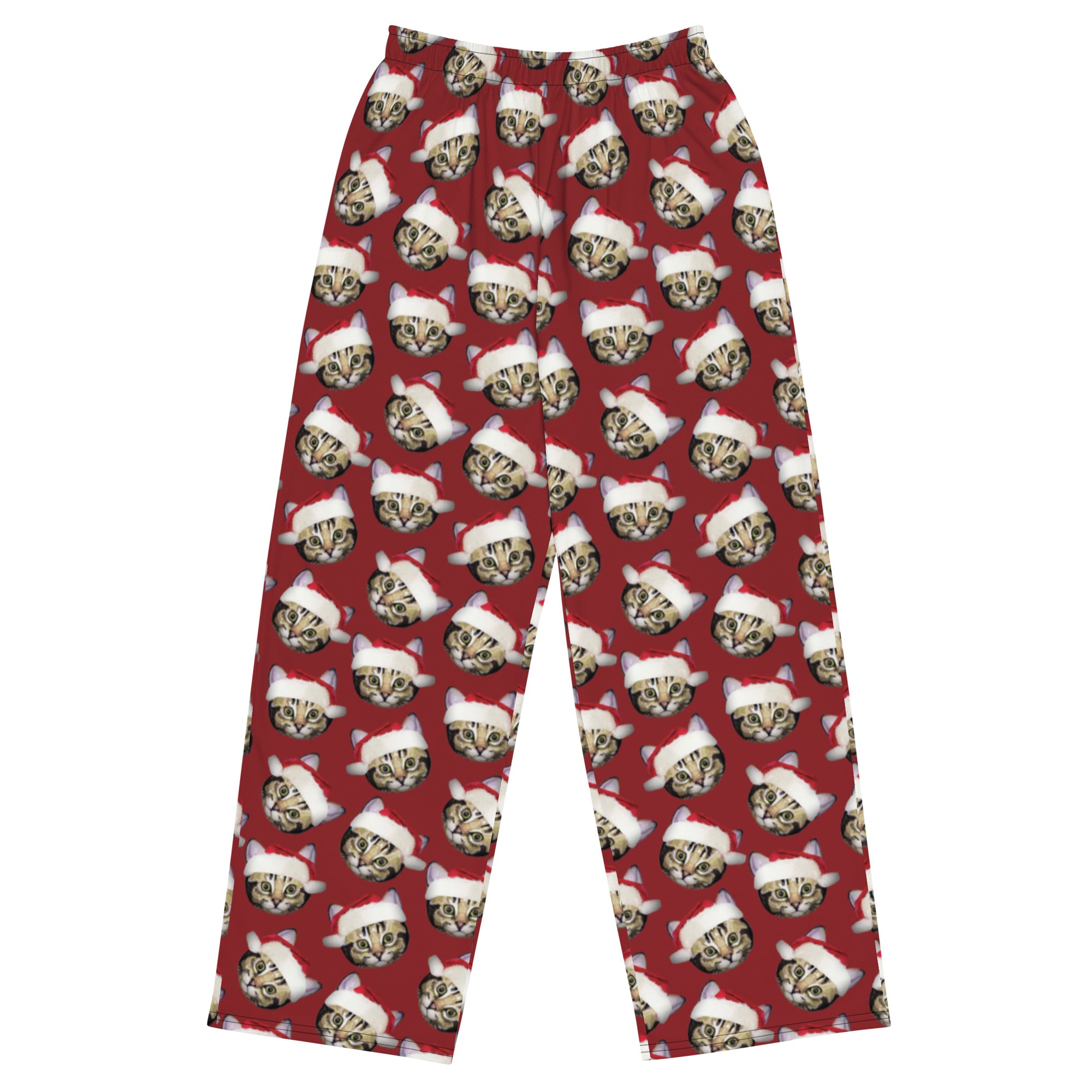 Meowy Christmas Pajama Bottoms - Shirtwascash