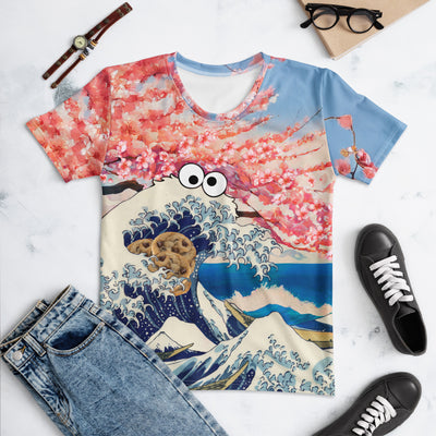 Cookie Wave Blossom Women's T-Shirt - Shirtwascash