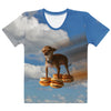 Flying Hamburger Dog Women's T-Shirt - Shirtwascash