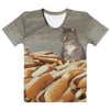 Hotdog Contest Cat Women's T-Shirt - Shirtwascash