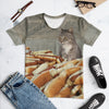 Hotdog Contest Cat Women's T-Shirt - Shirtwascash