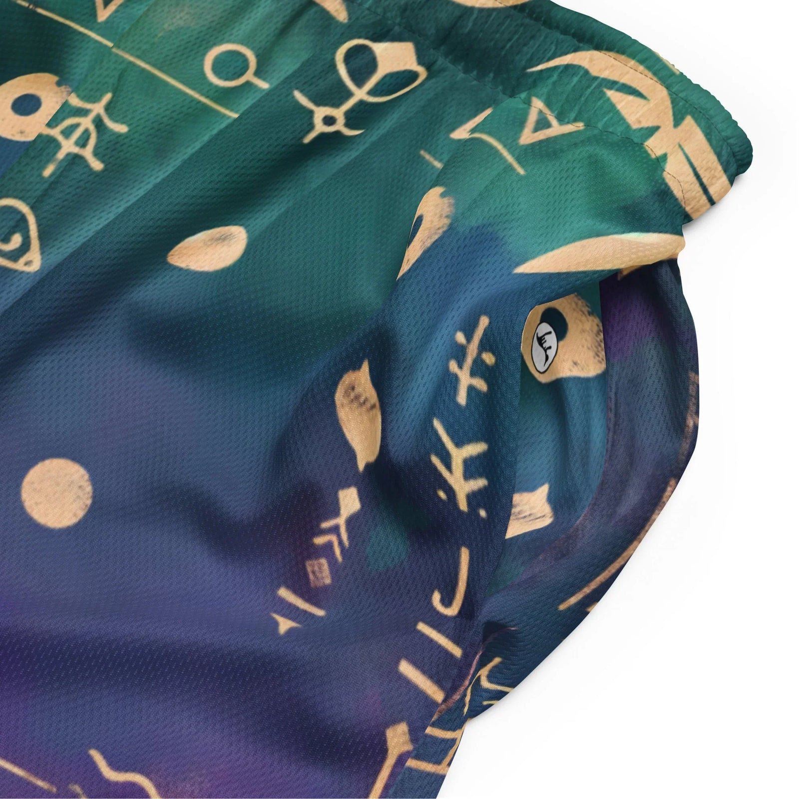 Ancient Hieroglyph Men's Gym Shorts - Shirtwascash
