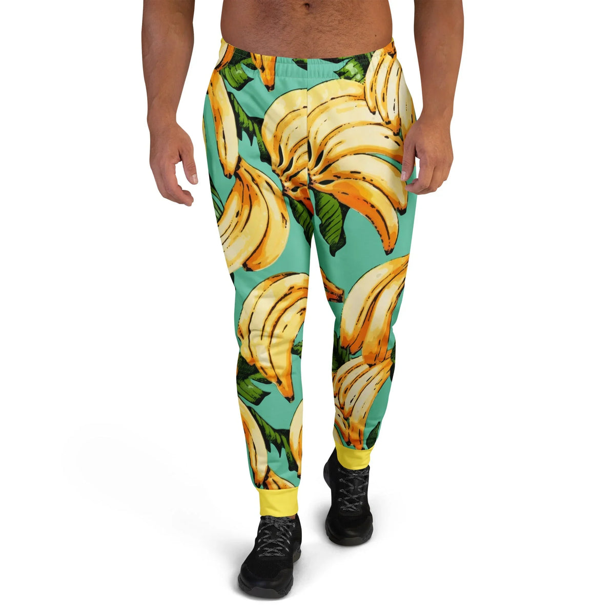Banana Pattern Men's Joggers - Shirtwascash