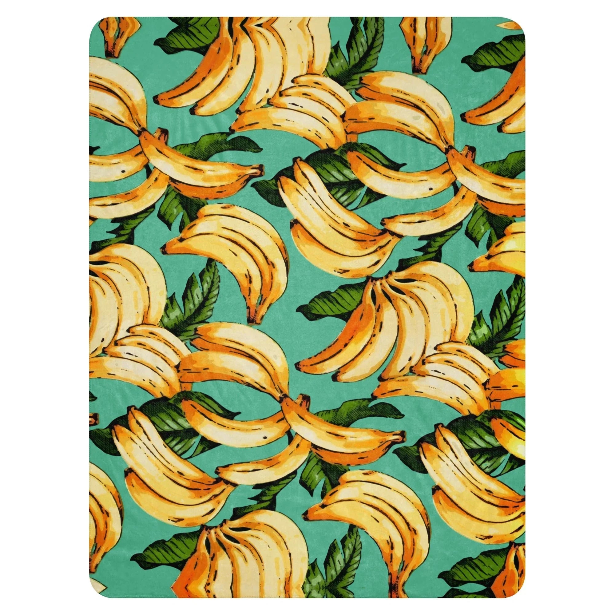 Banana Pattern Sherpa Blankets | Shirtwascash