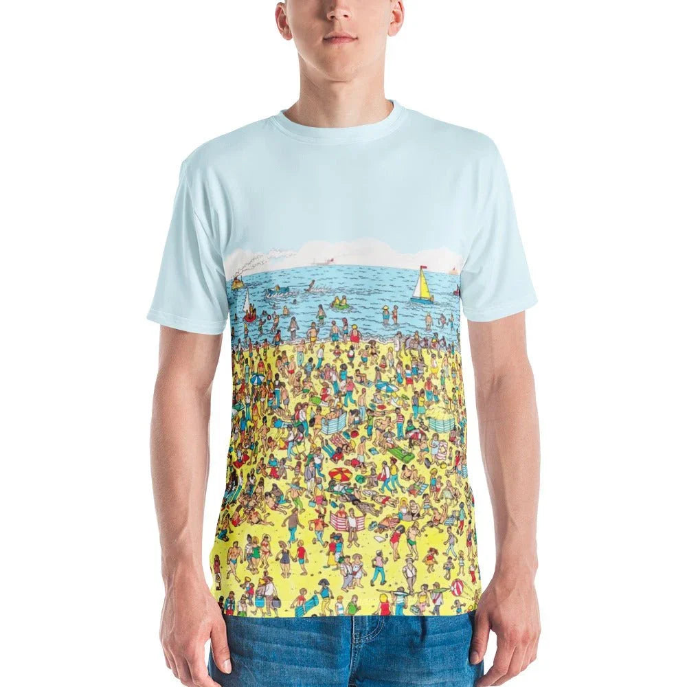 Beach Nostalgia Men's T-Shirt - Shirtwascash
