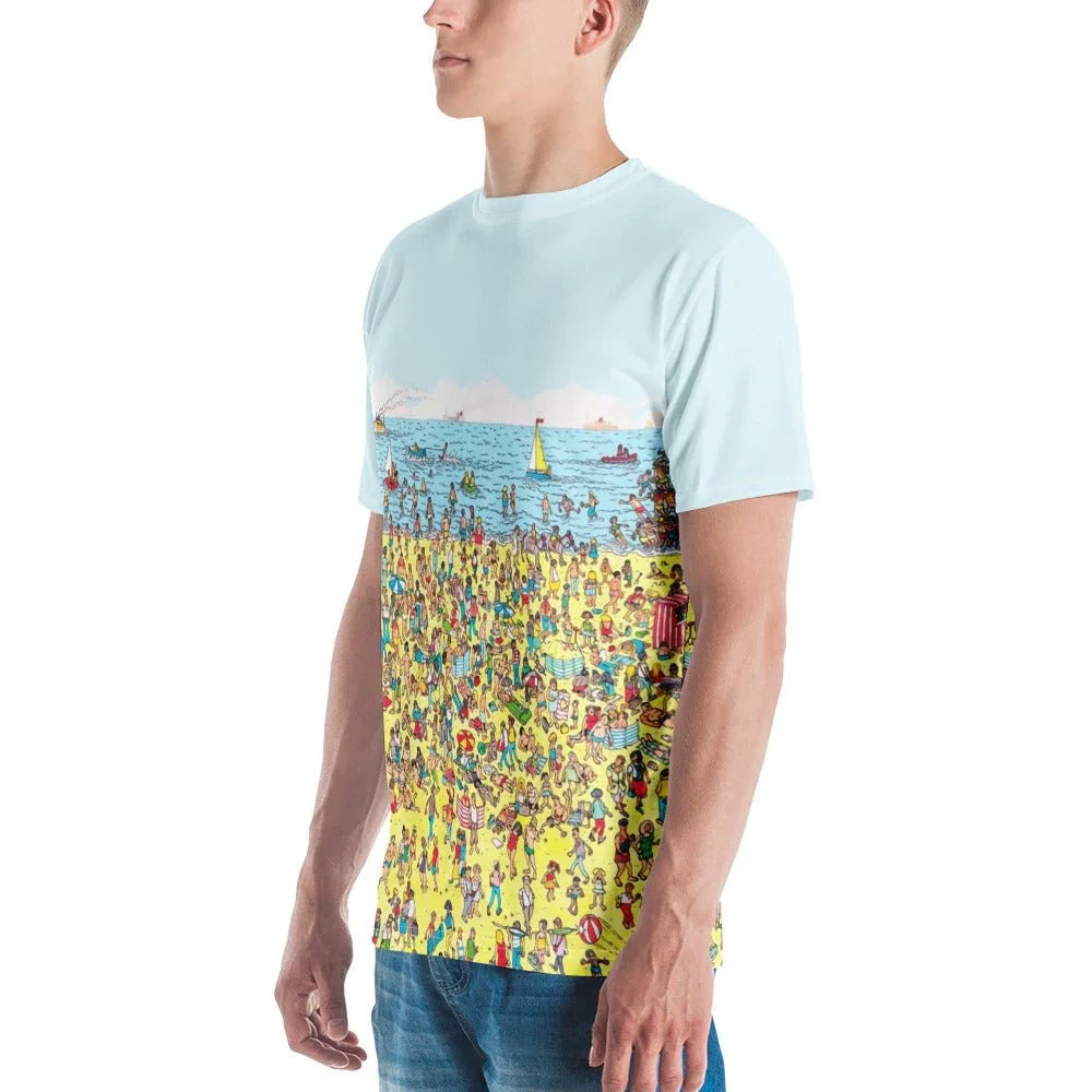Beach Nostalgia Men's T-Shirt - Shirtwascash