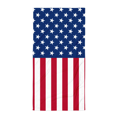 USA Flag Beach Towel - Shirtwascash