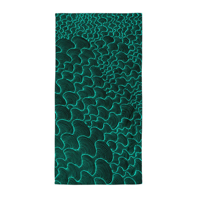 Scribblewave Beach Towel - Shirtwascash