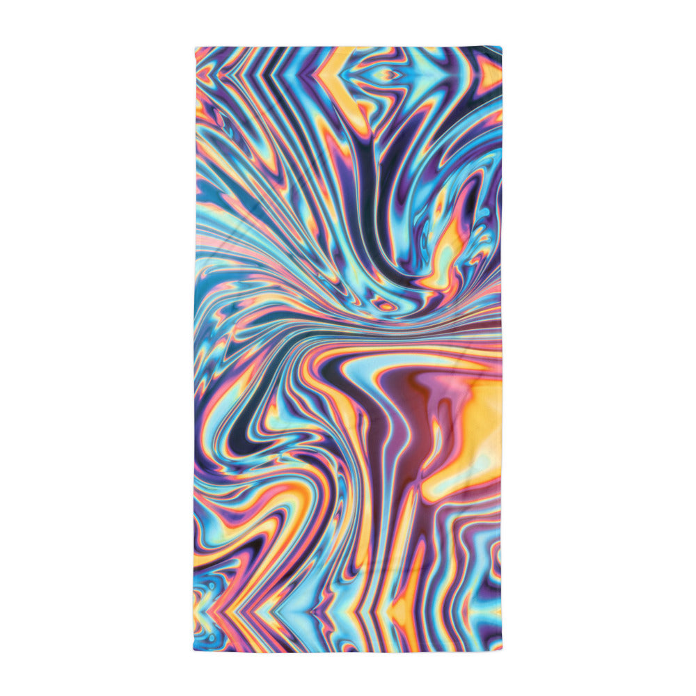 Metallic Flow Beach Towel - Shirtwascash