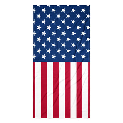 USA Flag Beach Towel - Shirtwascash