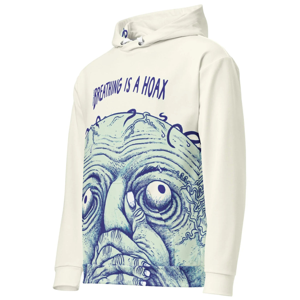 Breathing is a Hoax Hoodie - Shirtwascash