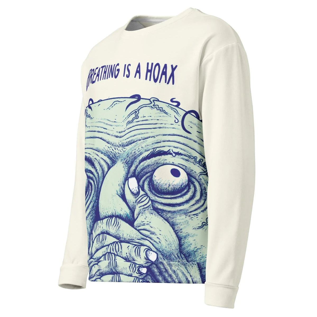 Breathing is a Hoax Sweatshirt - Shirtwascash
