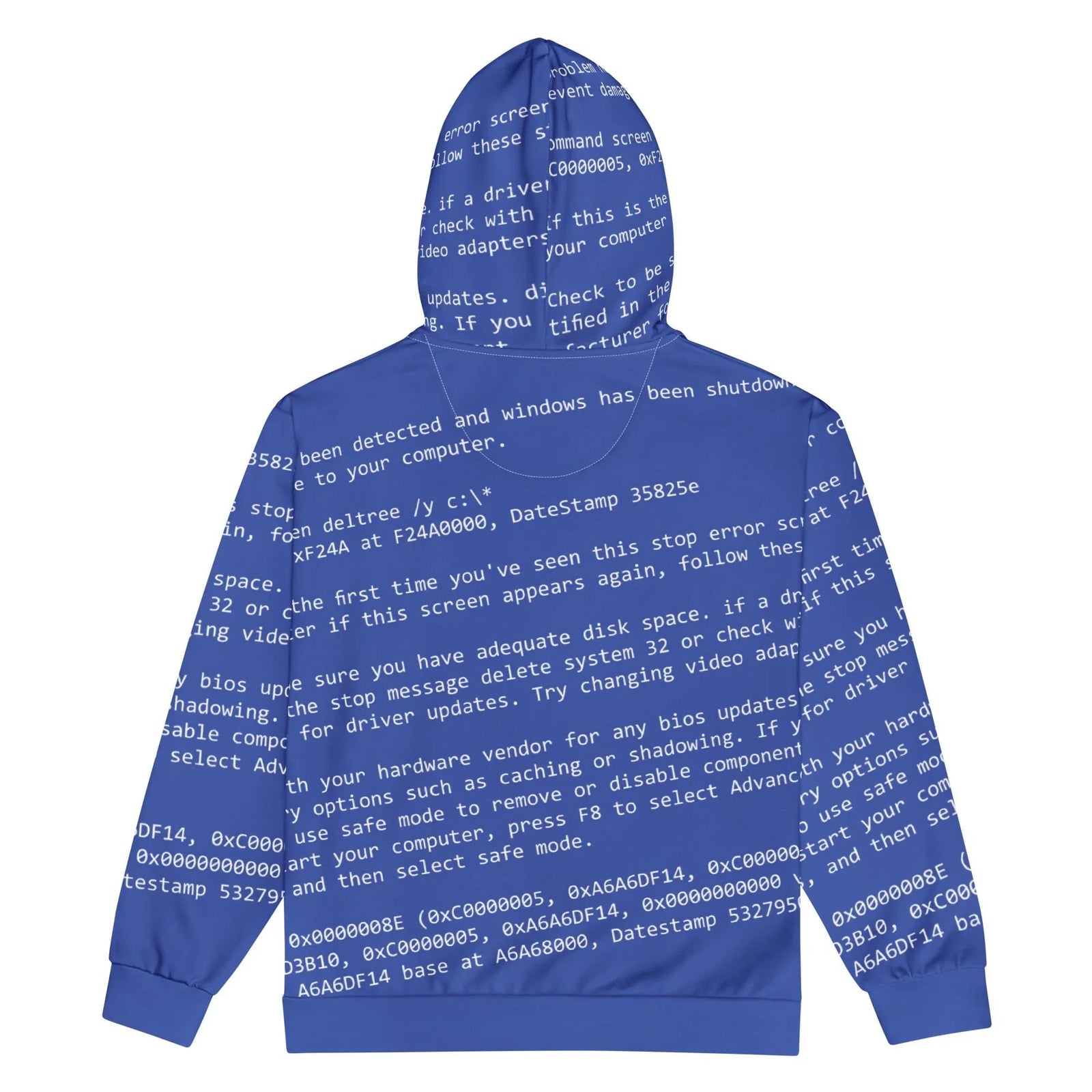 BSOD Men's Zip Hoodie - Shirtwascash
