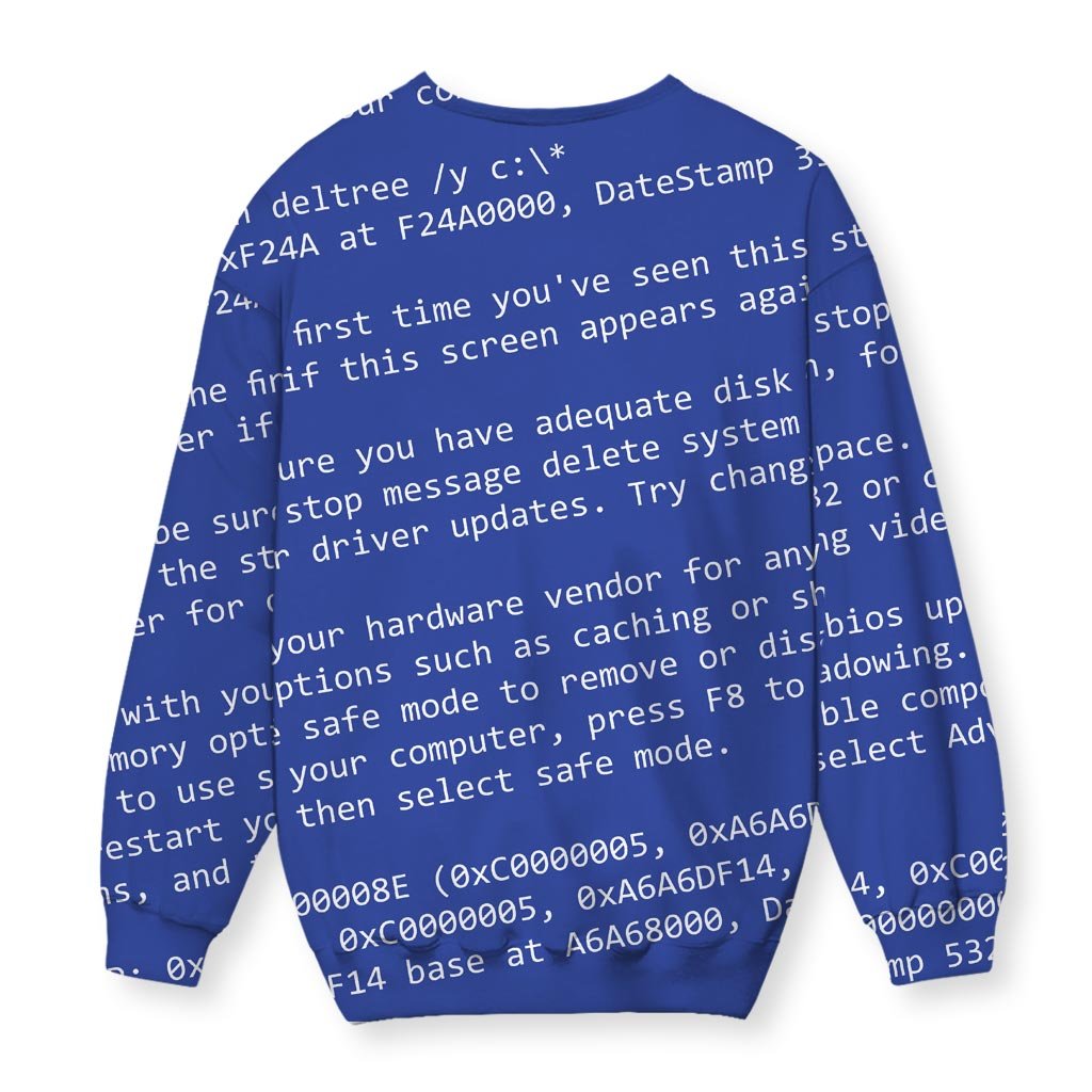 BSOD Sweatshirt - Shirtwascash
