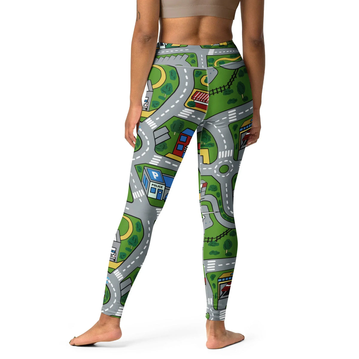 Car Carpet City Yoga Pants - Shirtwascash