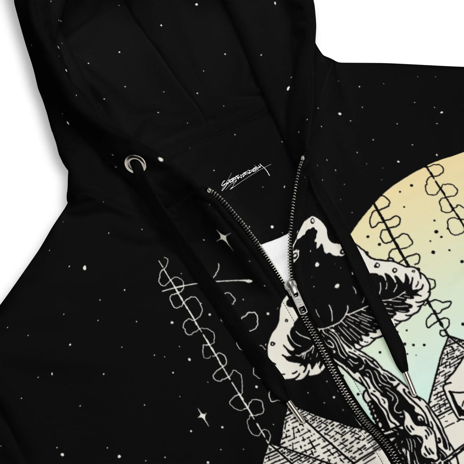 Death is Cool Zip-Up Hoodie - Shirtwascash