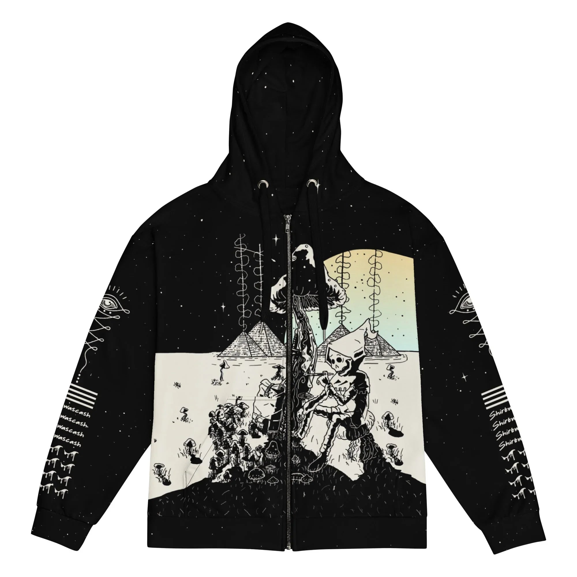 Death is Cool Zip Hoodie - Shirtwascash