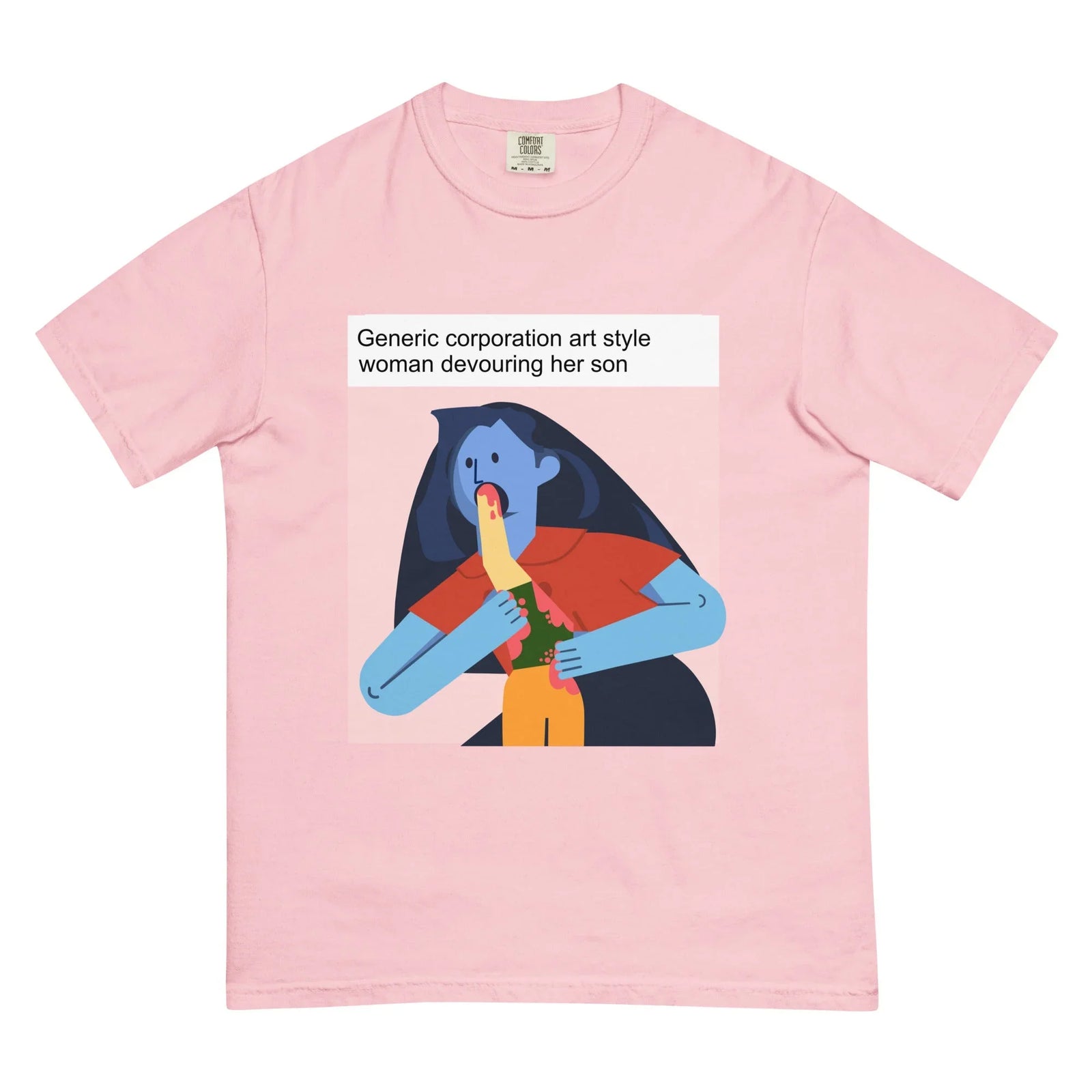 Devouring Her Son Meme Men's T-Shirt - Shirtwascash