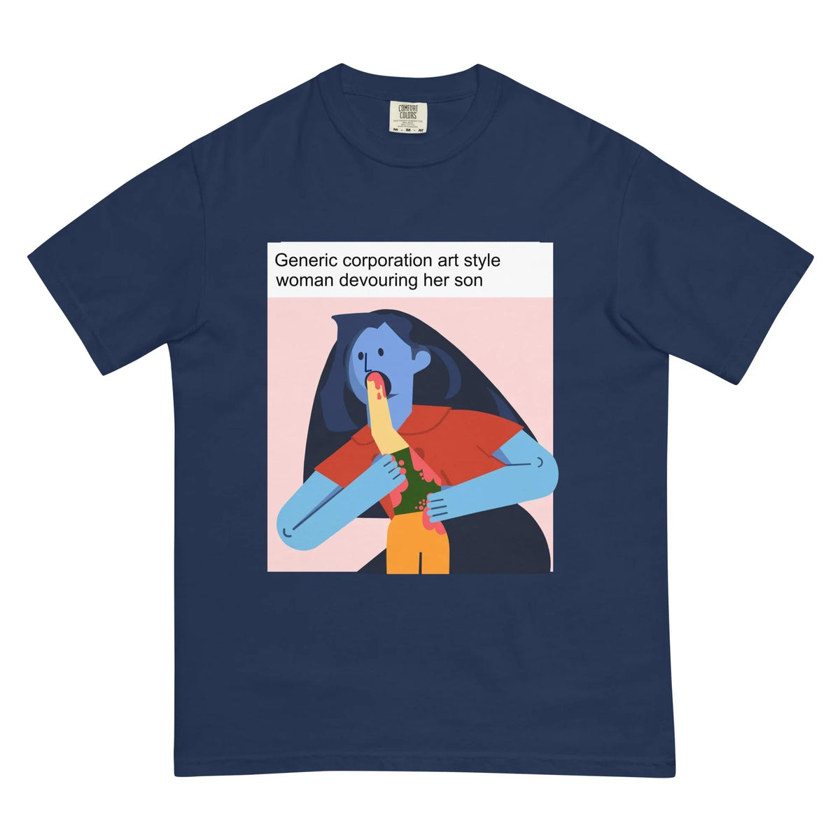 Devouring Her Son Meme Men's T-Shirt - Shirtwascash