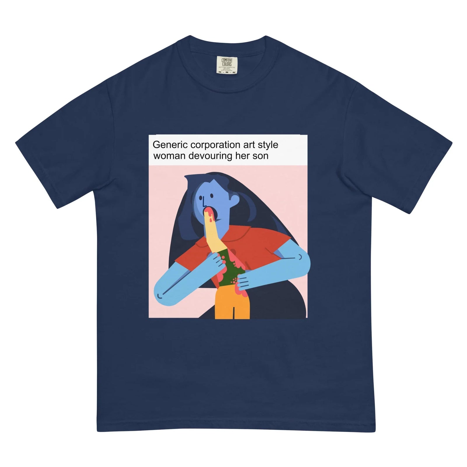 Devouring Her Son Meme Men's T-Shirt - Shirtwascash