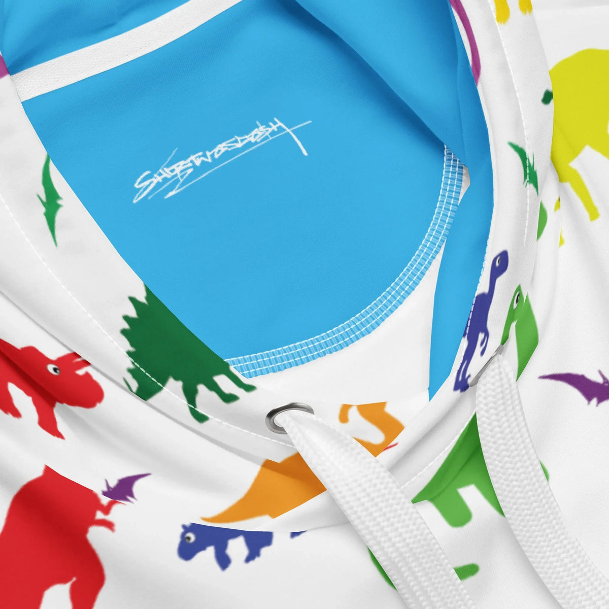 Dino Print Hoodie - Shirtwascash
