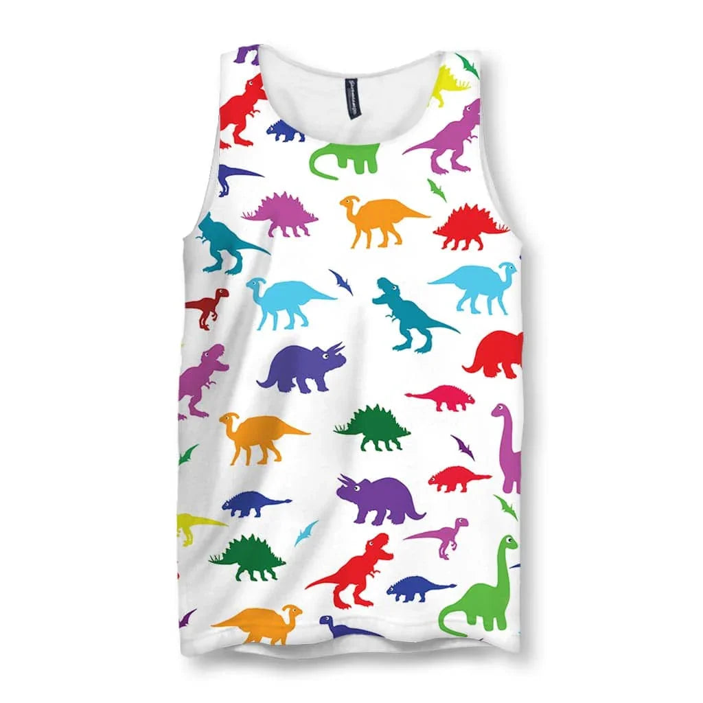 Set against a crisp optic white background, a lively scatter of playful dinosaur silhouettes creates a dynamic and nostalgic mood. Contact us with accessibility feedback, we'd love to help!