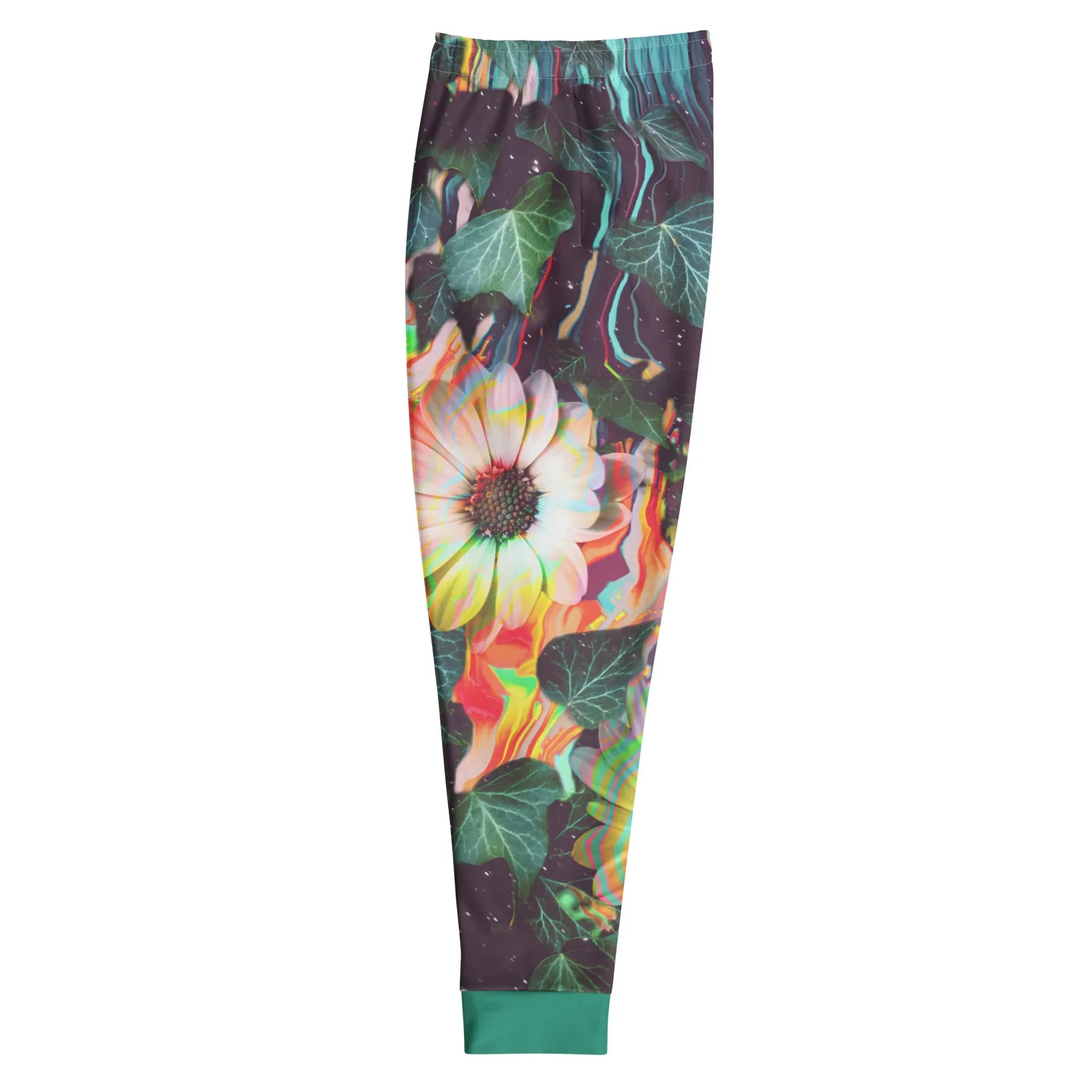 Floral Glitch Joggers - Shirtwascash