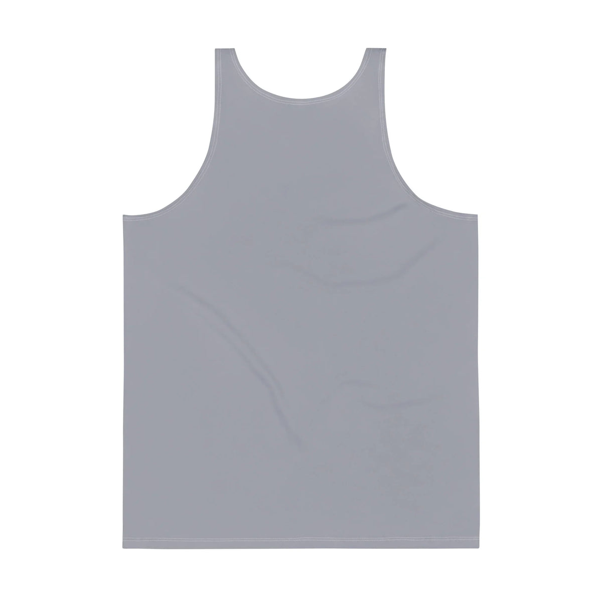 Heavy Breathing Cat Men's Tank - The juxtaposition of the wide, panicked **mossy hazel (#6A7F4F)** and **deep olive (#4B5E35)** pupils against the stark, bracketed "(heavy breathing)" text.
