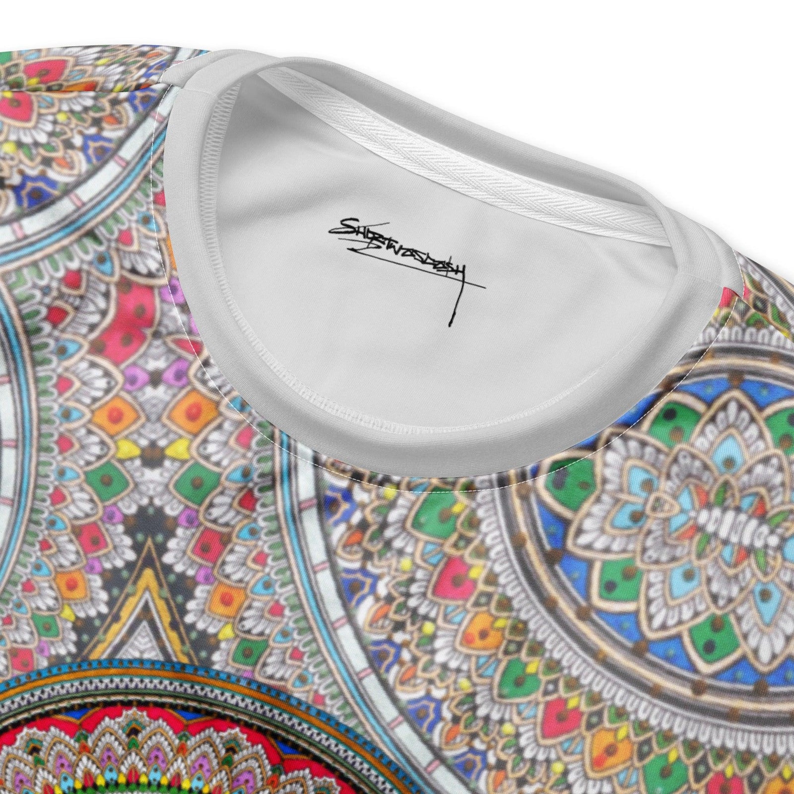 Infinite Mandala Sweatshirt in Kaleidoscopic Mosaic Grey. OEKO-TEX® 100, REACH Compliant, GRS Certified.